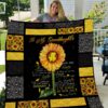 To My Granddaughter Quilt T2  Quilt